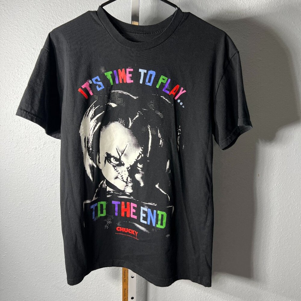 Five Below Chucky "It's Time to Play" Graphic Tee T-Shirt SZ Med - DEADSTOCK